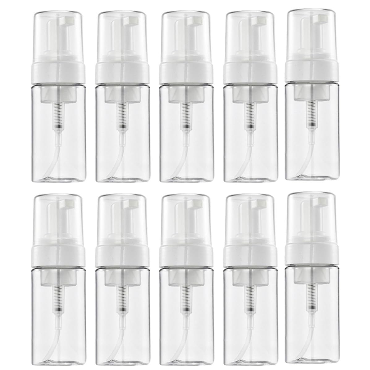 Flacon pompe à maquillage étanche 100ml anti-fuite pour vos voyages | Lot de 10