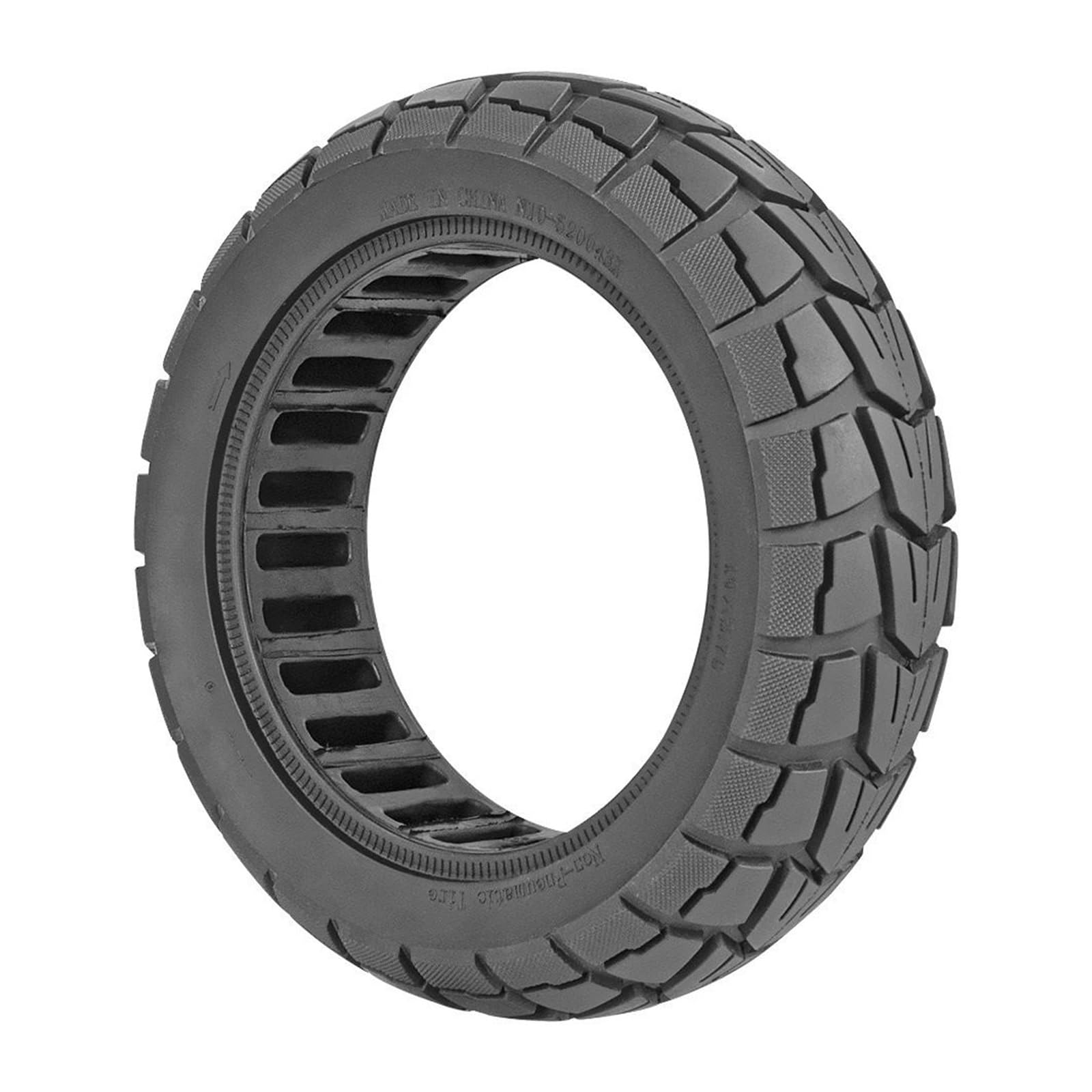 Neumático sólido for patinete eléctrico KuGoo, G-Booster G2 Pro de 10 pulgadas, con diseño panal, 85/65-6,5, x 2,75 rueda de scooter de goma maciza