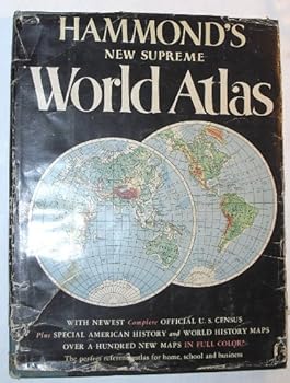 Hardcover Hammond's New World Supreme World Atlas Book