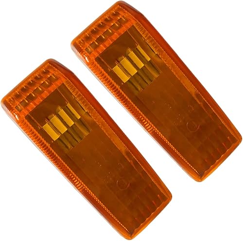 Miniatura 8 de Riloer Cubiertas de luz de señal de giro ABS, carcasa de lámpara de repetidor de luz de señal de marcador lateral sin bombilla, compatible con