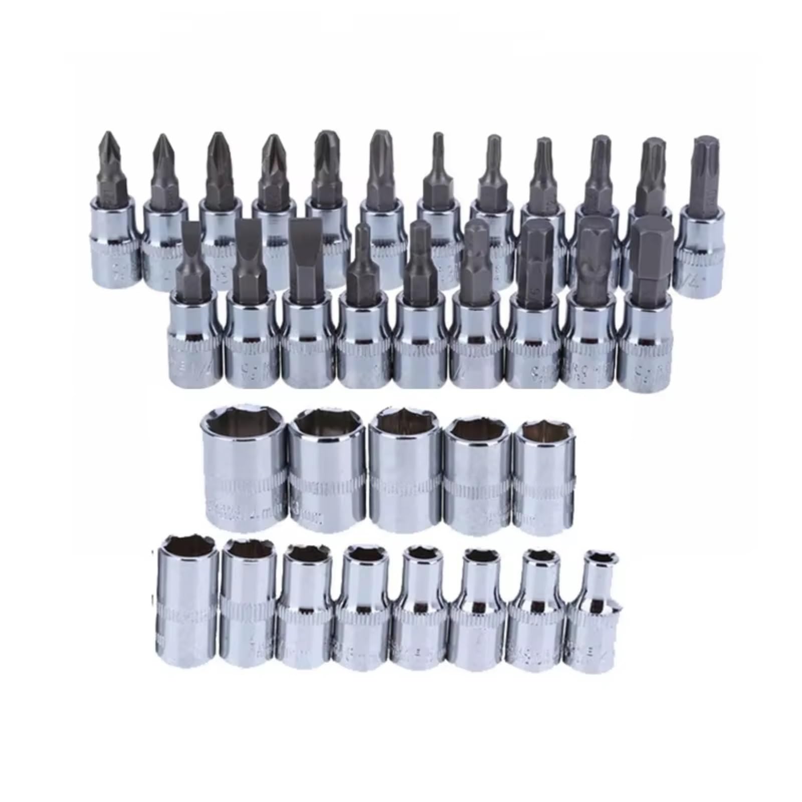 Set attrezzi da officina 53 Pezzi/set Kit Strumenti Riparazione Auto Prese Da 1/4 Pollici Strumento Riparazione Auto Chiave Dinamometrica A Cricchetto Combinato Strumenti Riparazione
