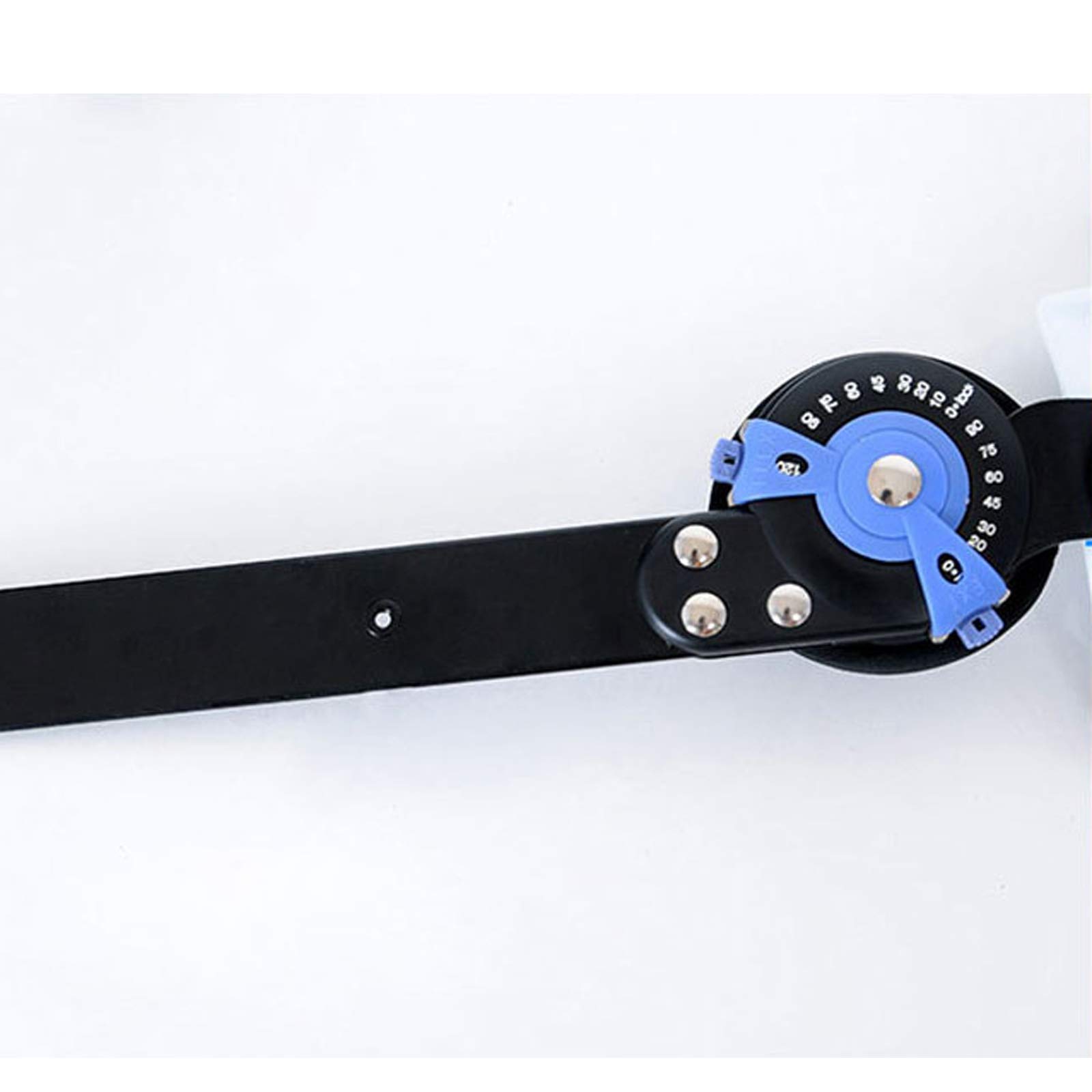 Supporto per Tutore Regolabile per Ginocchio Supporto per Ginocchio Supporto Regolabile per Tutore per Ginocchio Supporto per Stecca Stabilizzatrice Benda per Distorsion,Black