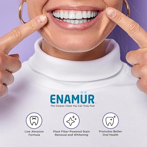 Miniatura 5 de elimina hasta 7 veces más placa. La red alimentada por fibra vegetal elimina eficazmente las manchas y blanquea con menos abrasión, protege el