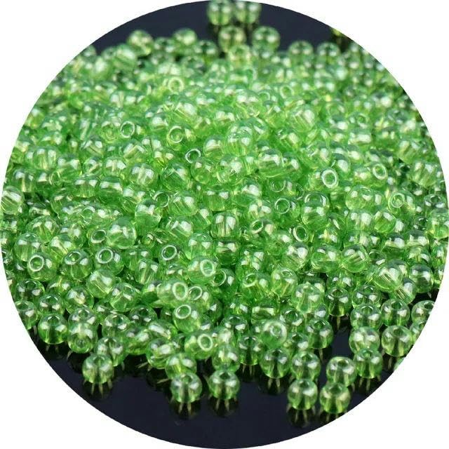 Perle Di Vetro 4/6/8/10mm Perline Rotonde Sciolte Del - Foto 2