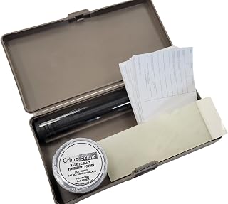 Crime Scene Magnetic Basic Latent Fingerprint Kit, Black