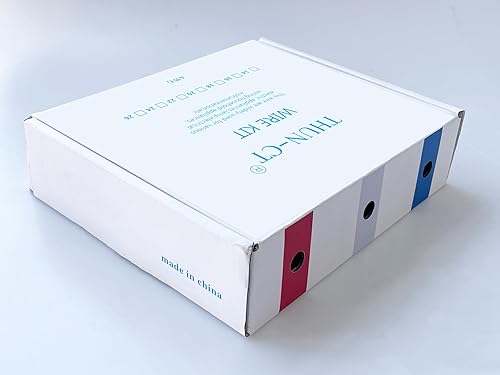 Miniatura 10 de Cable eléctrico de silicona 18 AWG, kit de cable eléctrico THUN-CT de 6 colores (17 pies cada uno), cable de cobre estañado, kit de cables de