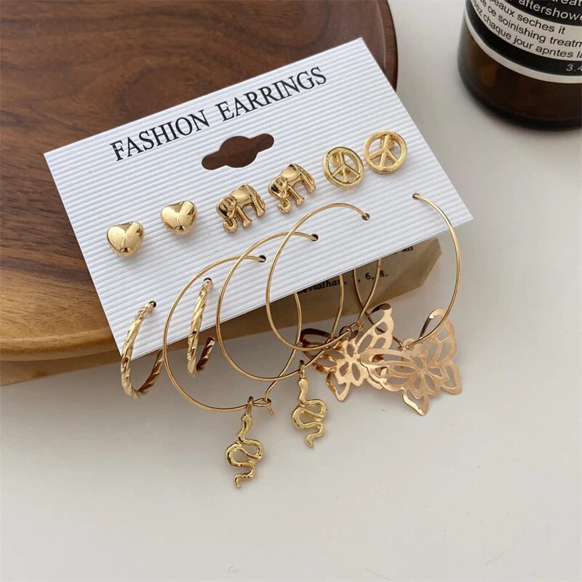 Gold-Plated Drop Earrings JG-PC-ERG-8669