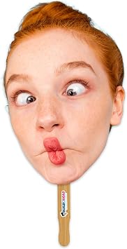 Build a Head - Big Head Cutout - Custom Vinyl Cardboard - Personalized Face Cutouts for Special Occasions - Big Cut Out Heads for Party Decor, Photo Props, Events and Celebrations 1-Pack, 18" x 12"