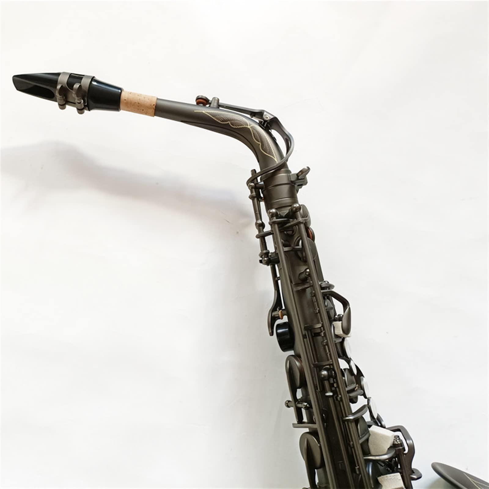 Saxofones Saxofón Alto EB Instrumento De Viento De Madera Mate Instrumento De Saxofón Plano E con Estuche