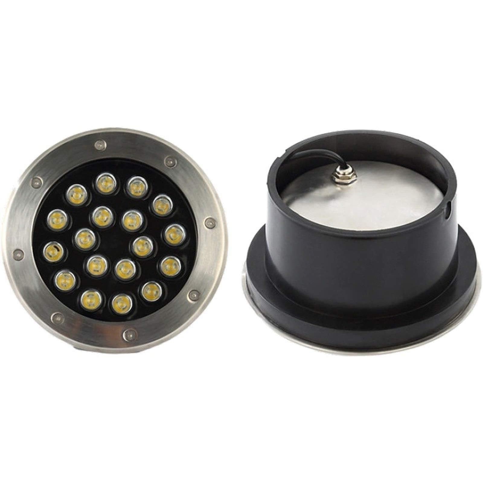 Luce per Fontana Ad Anello A LED - Illuminazione Subacquea per Piscina da 12 V, Luci da Giardino, Faretto Subacqueo Impermeabile IP68(RGB,6W(12v))