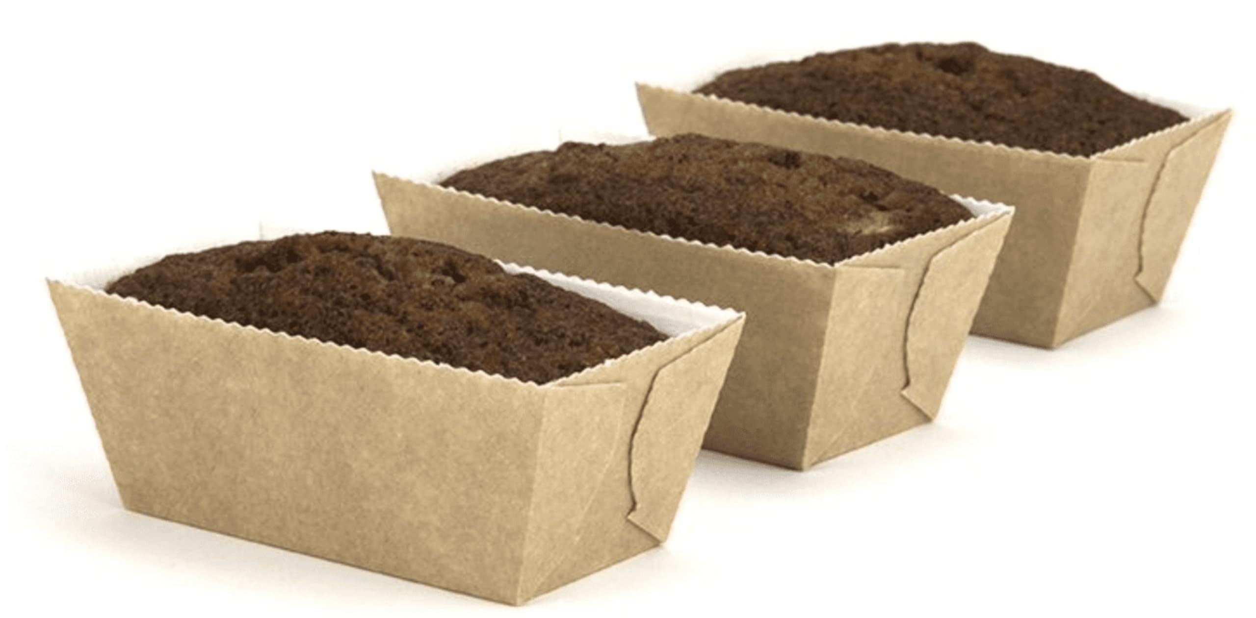 Bakery Direct Disposable Card Large 2lb loaf Moulds Cake Bread (50, 2lb)