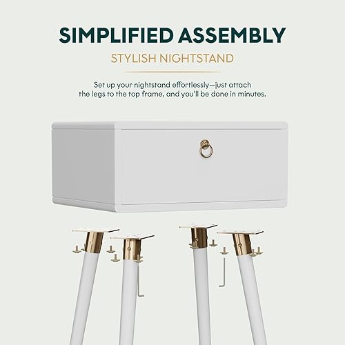 Miniatura 116 de Bme Dinkee - Base de cama de tamaño matrimonial sin cabecera, 15 pulgadas, minimalista y moderna, madera de acacia, 12 listones de madera para