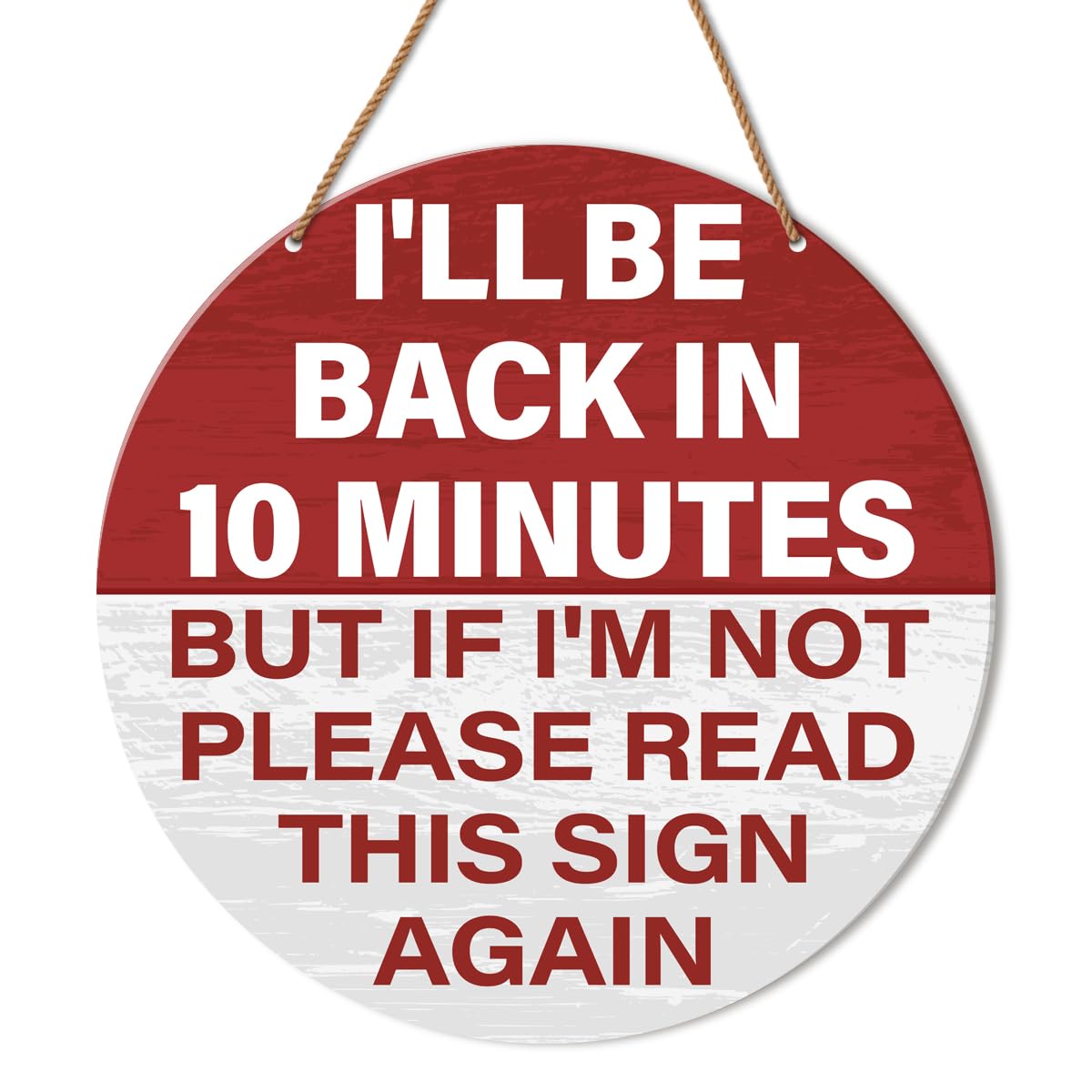 This is LAST 殺文句　サイン入り Amazon.com: Funny Office Door Sign, Be Right Back Sign Out of