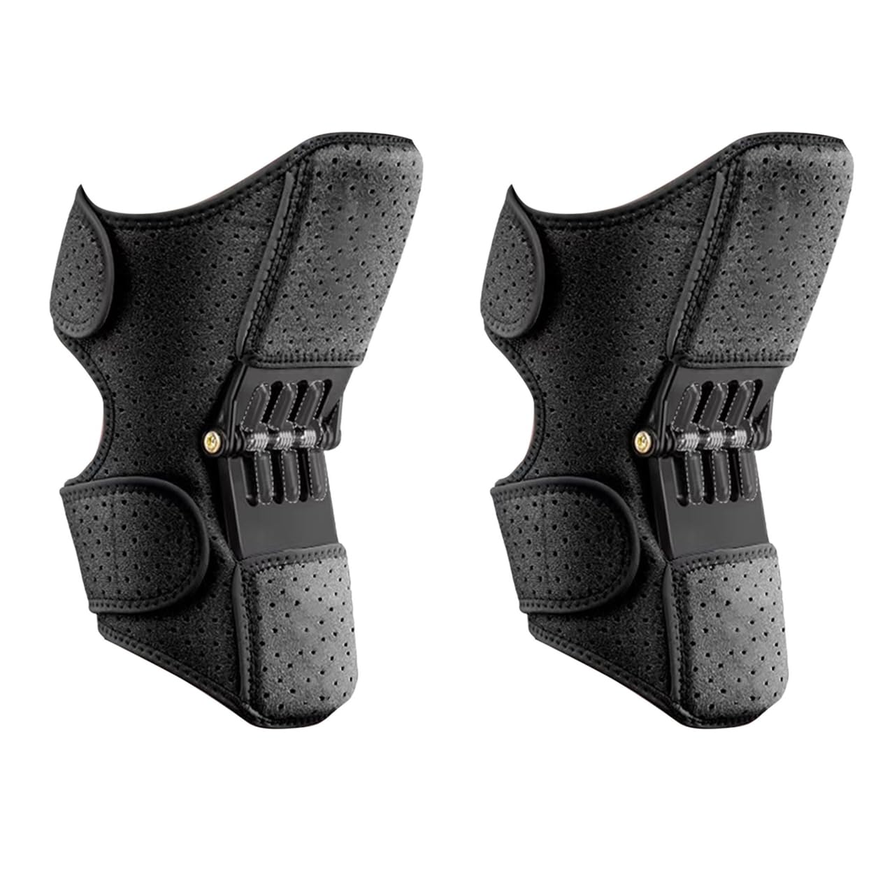 Genérico Knee Assistive Device,Knee Booster Brace Junta Soporte Spring Estabilizer,Rodillera Médica De Compresión Dolor Rodilla,Para Piernas Bajas Old Cold Leg Montañismo Squat (C)