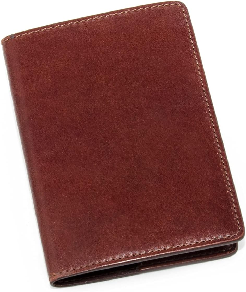 Maruse Italian Leather Passport Cover for Men and Women, Handmade in Italy, Brown Maruse Italian Leather Passport Cover for Men and Women, Handmade in Italy, Brown