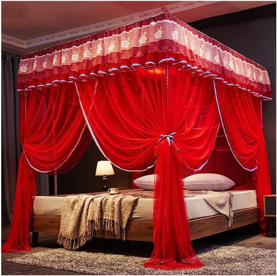 Moustiquaire et rideau de lit romantique pour une chambre à l'ambiance cocooning