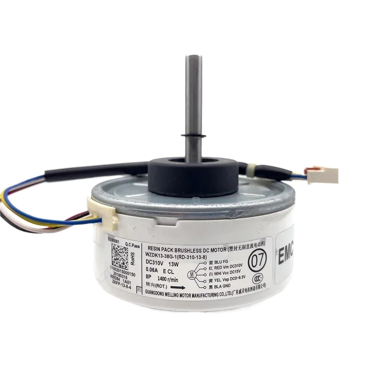 for Air Conditioner Indoor Unit DC Fan Motor WZDK13-38G-1 DC310 13W 1400r/min RD-310-13-8 Conditioning Parts