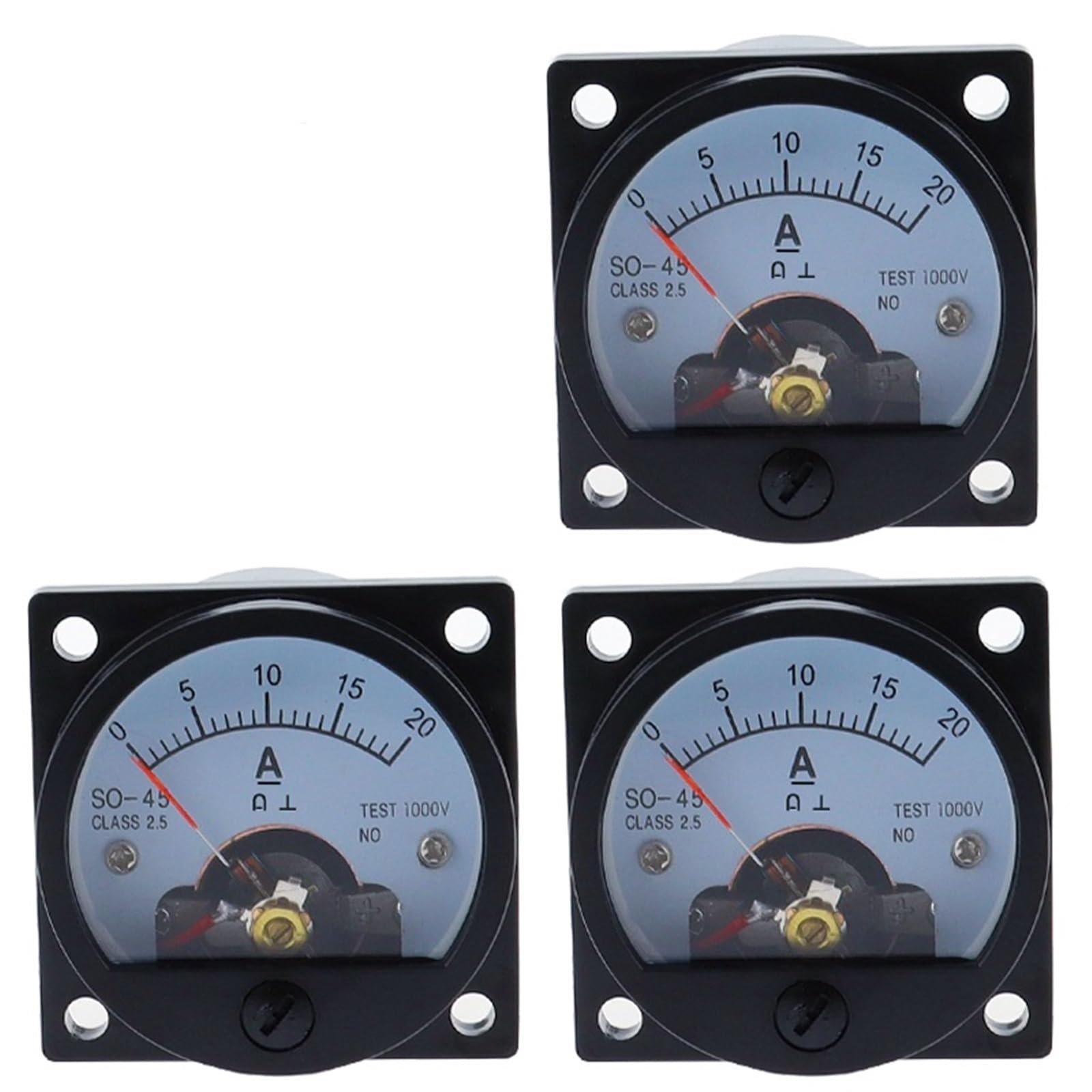 Ampèremètre CC SO-45 à pointeur analogique pour panneau de contrôle DC - 7