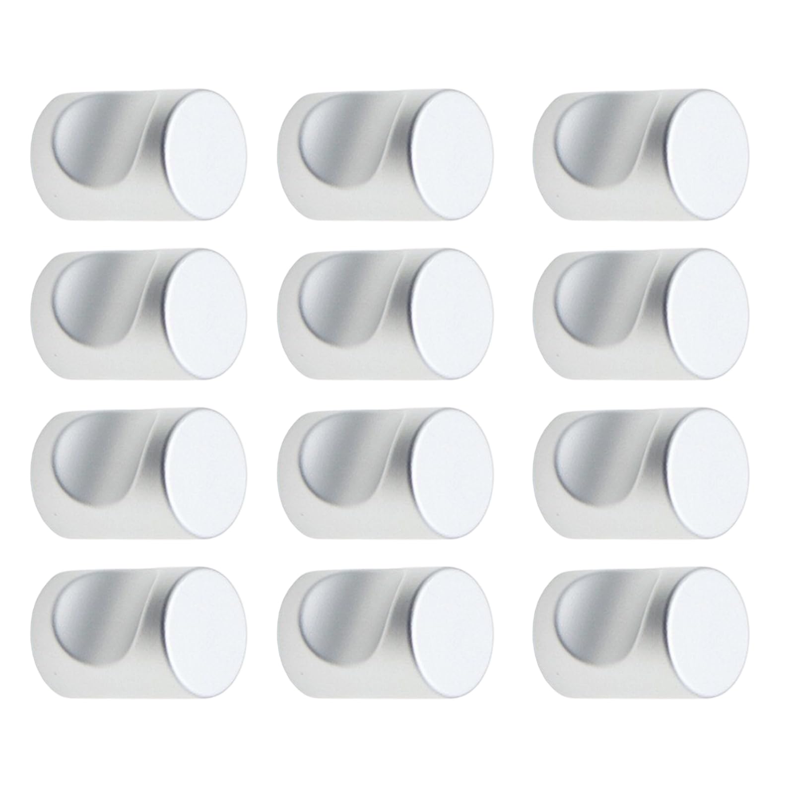SHYYOULQE of 12 Multipurpose Sturdy Aluminum Alloy Single Hole Handle for Residential and Commercial Furniture Hardware Cabinet Handle