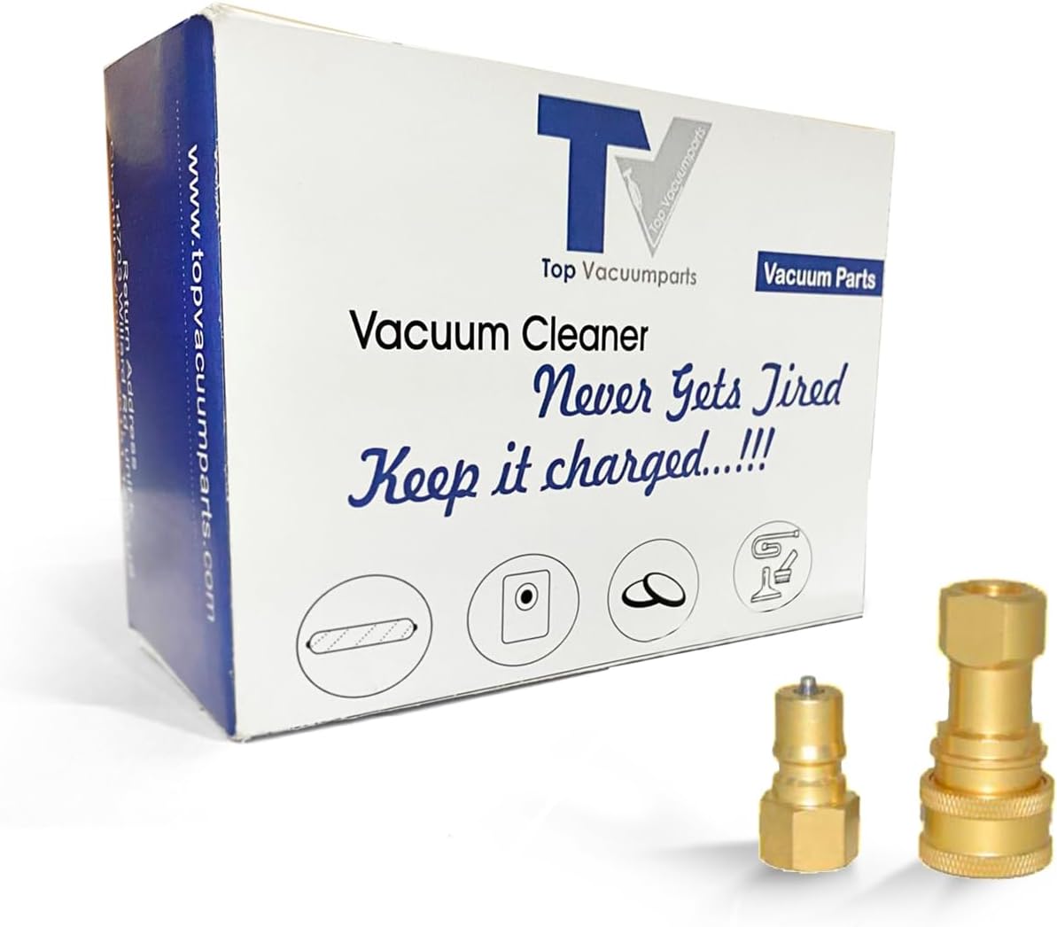 Replacement Part For Fit all Commercial 1/4 Brass Set 1 Mele & 1 Female Quick Connect Coupler# Compare to Part 14-1070-07