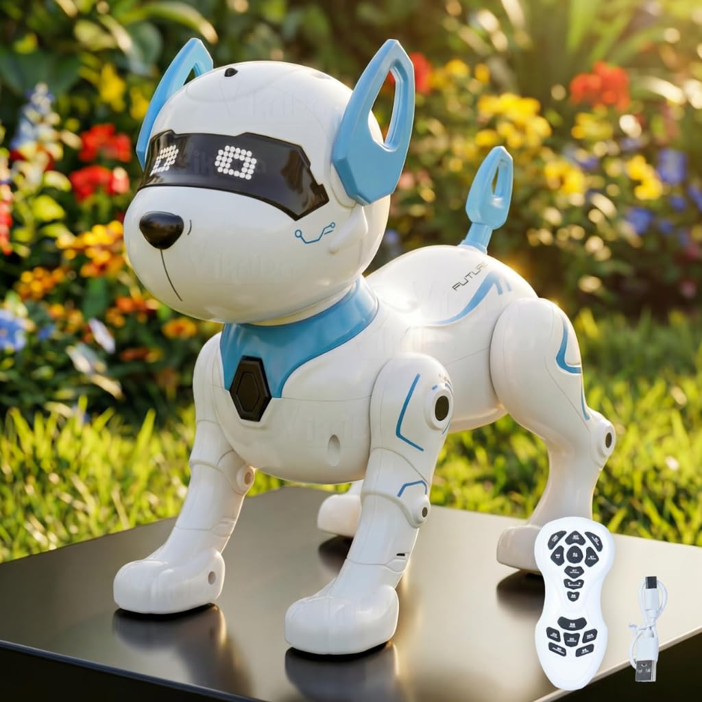Buy VikriDA RC Robot Dog for Kids 8-12 | Smart Robotic Puppy Toy