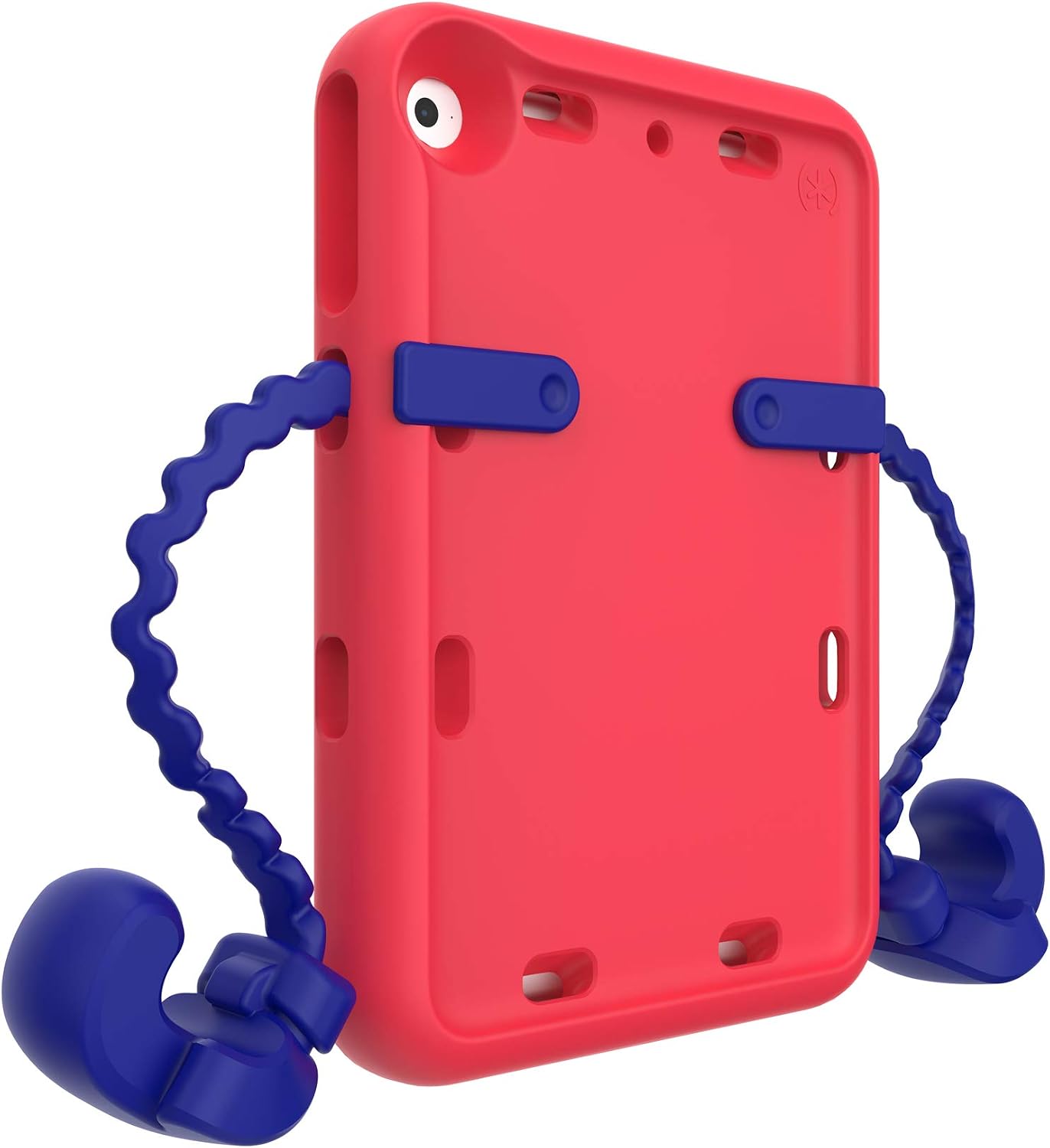 Speck Products Case-E, Fits iPad mini 4 Case (2019), Case for Kids, Sandia Red/Brilliant Blue