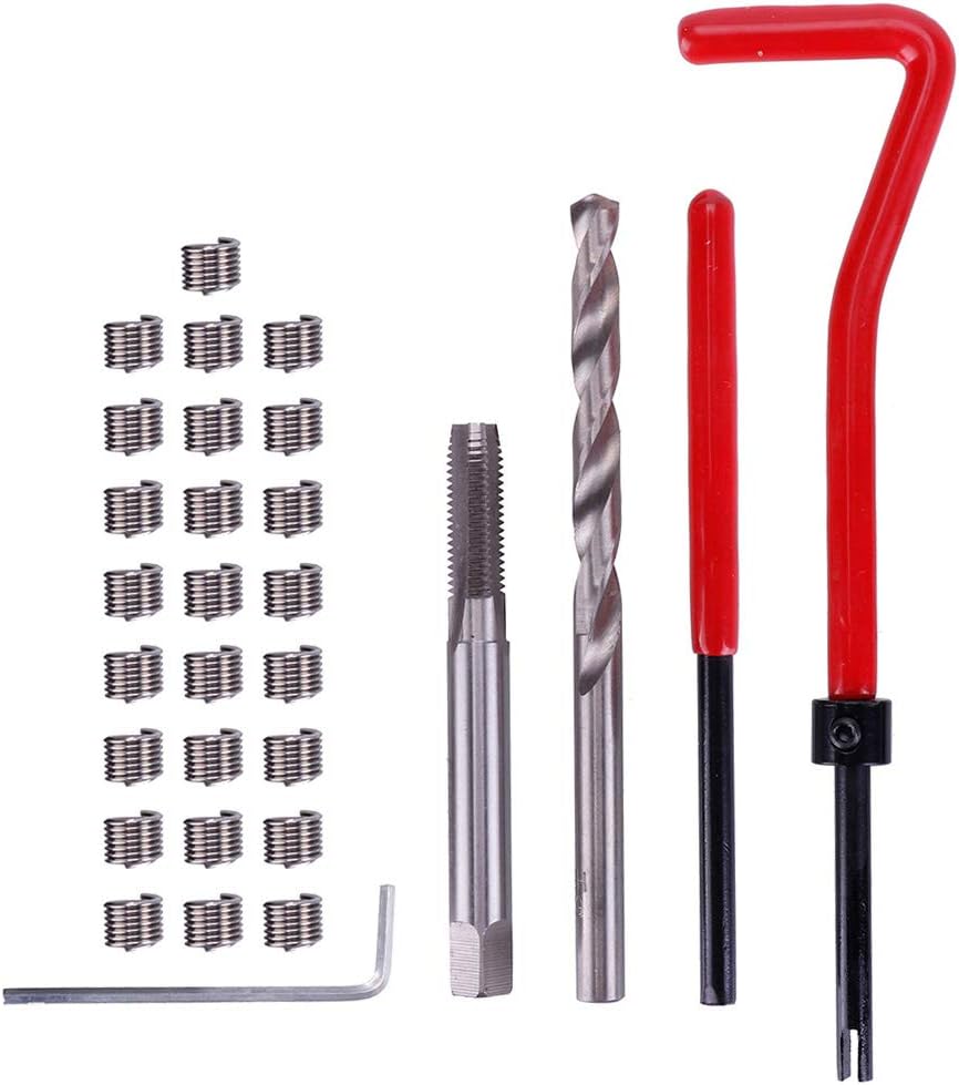 Kit De Réparation Filetage Helicoil 131 Pièces - Pour Filetage Métrique M5, Avec Outil HSS - Neuf En Boîte