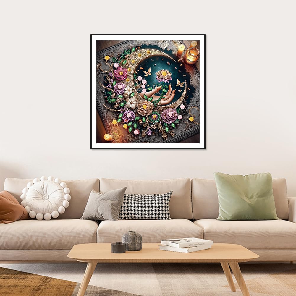 Anuver Diamond Painting Kit AN072 - Complete DIY Diamond Art Kits With Canvas, Diamonds & Tools, Fun Craft For Adults & Kids, Home Decor Gift Idea - View #10