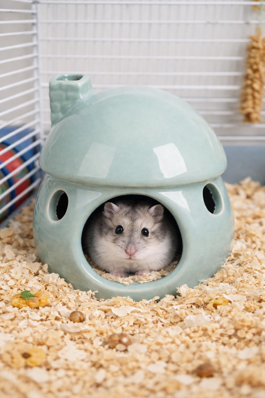 Hamster House DJIN miętowy zielony 7,7 x 7,2 x 8 cm