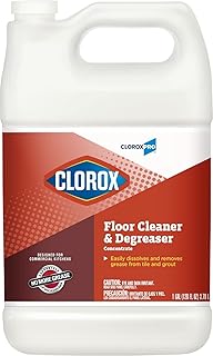 CLOROX Professional Floor Cleaner & Degreaser Concentrate, 128 Ounces (30892)