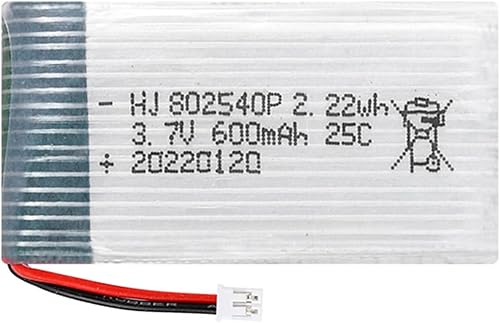 Miniatura 7 de 3.7V 600mAh Drones Batería 802540P Quadcopter Helicóptero Batería para SYMA X5C X5C-1 X5SW Batería Recargable