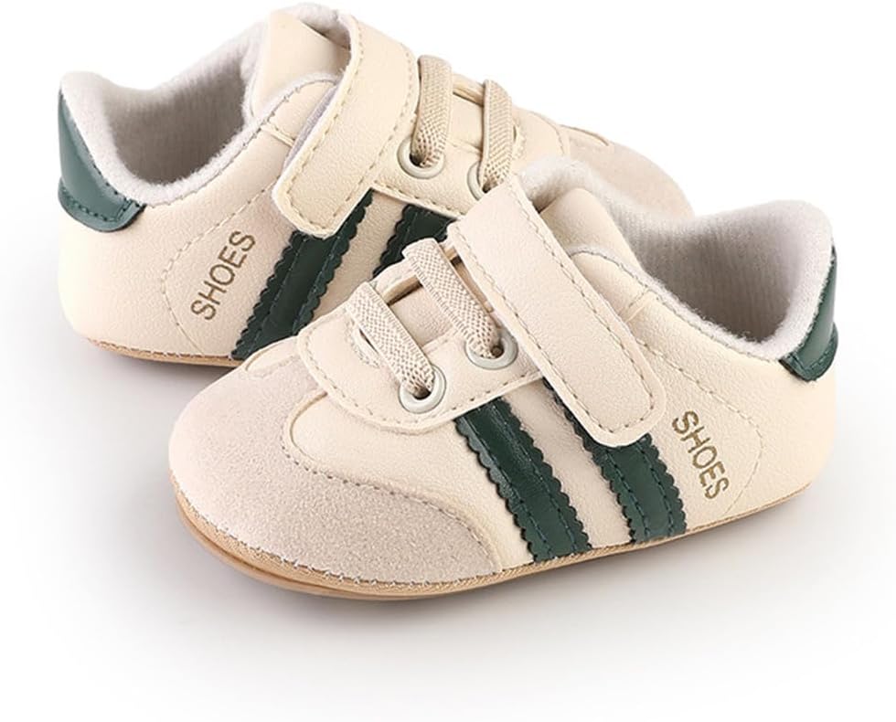 HsdsBebe Baby Boys Girls Pu Leather Hard Bottom Walking Sneakers Toddler Rubber Sole First Walkers Infant Cartoon Slippers Crib Shoes - Image 4