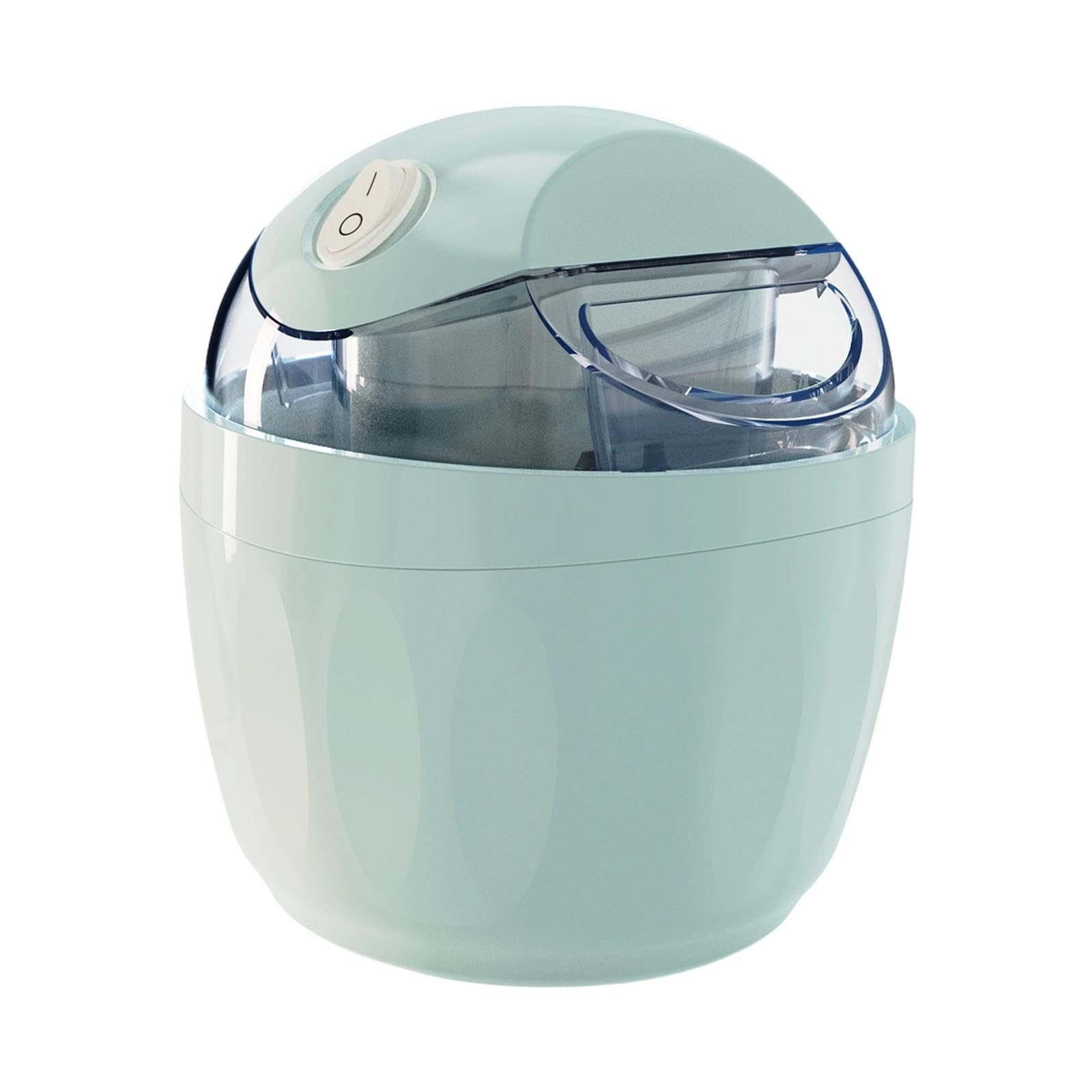 Electric Ice Cream Maker Easy to Clean and Use Home Use Summer Dessert Maker Blue-image-0