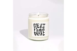 Scented Soy Wax Candle (8 oz) Infused with Wave Fragrance - 40-50...