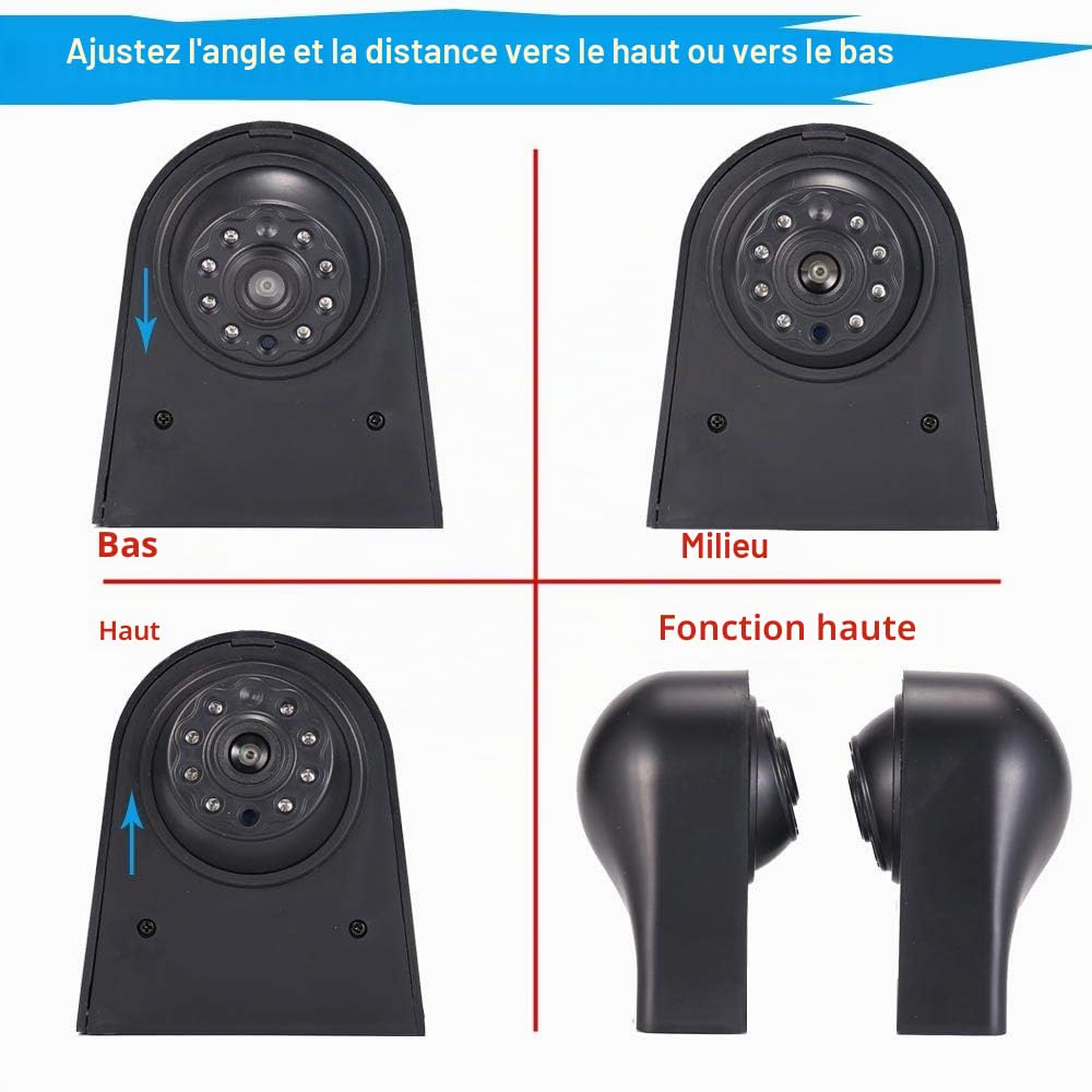 Voiture Troisième monté sur Le Toit Haut caméra lumière de Frein Vue arrière Voiture de Vision Camera de Recul pour Citroen Dispatch Toyota Proace Peugeot Expert Traveller Van 3 Transporter