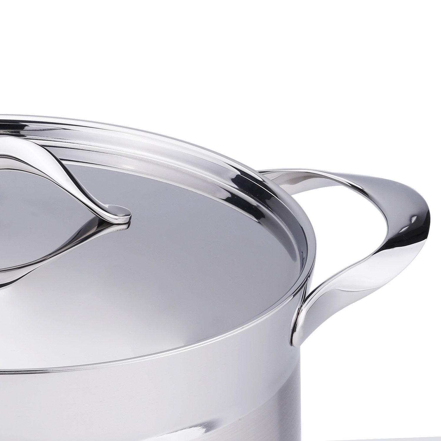 Amazon｜Barazzoni 蓋付 キャセロール 20cm MY LADY ステンレス｜両手