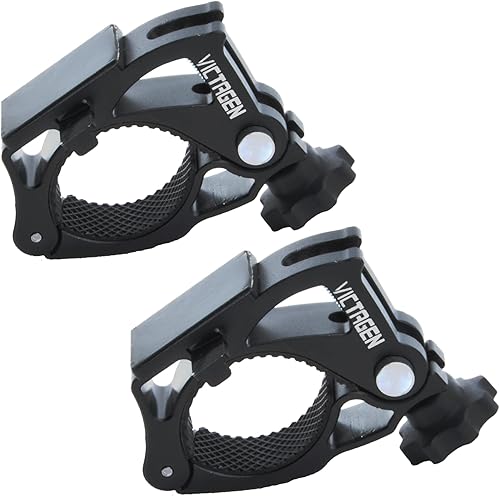 Miniatura 1 de Soporte de bicicleta de repuesto para luz de bicicleta, soporte de aluminio para luces de bicicleta, soporte universal para faros delanteros,