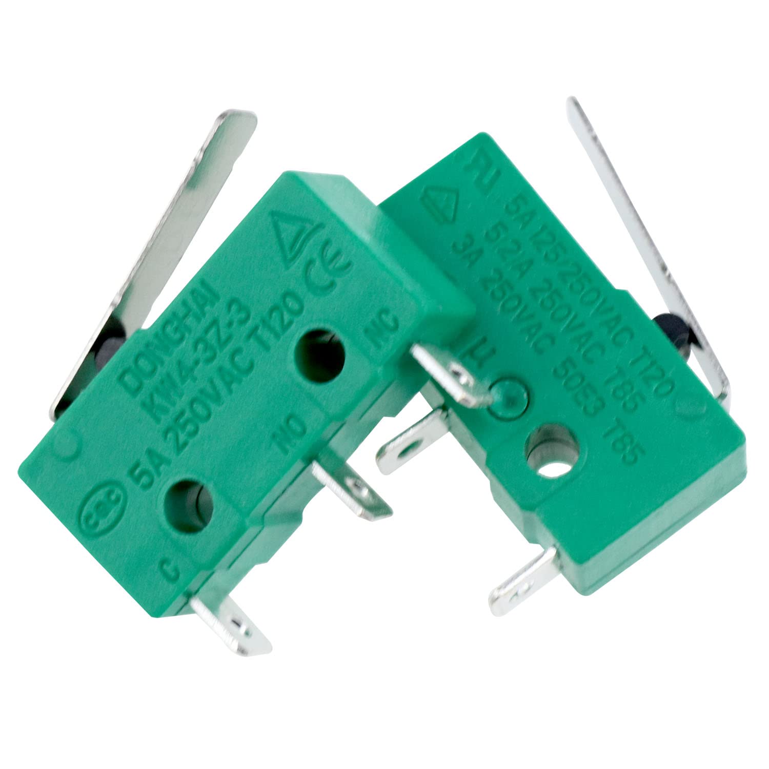 KW4-3Z-3 Micro Limit Switch Short Straight Hinge Lever arm Micro