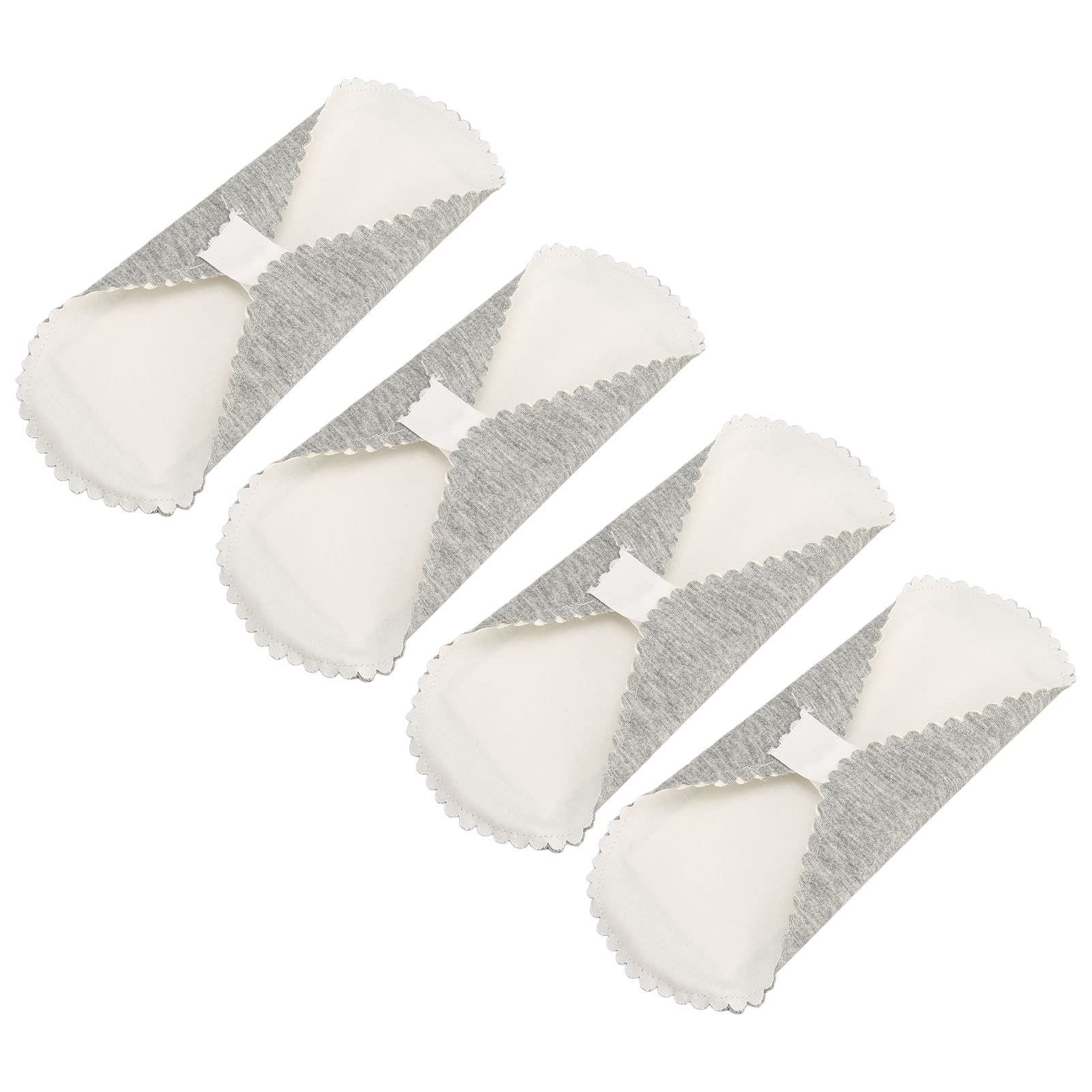 Salvaslip in Tessuto, Assorbenti Igienici Riutilizzabili Ad Assorbimento d'acqua 4 Pezzi Professionale Traspirante Delicato Sulla Pelle per le Donne (M)