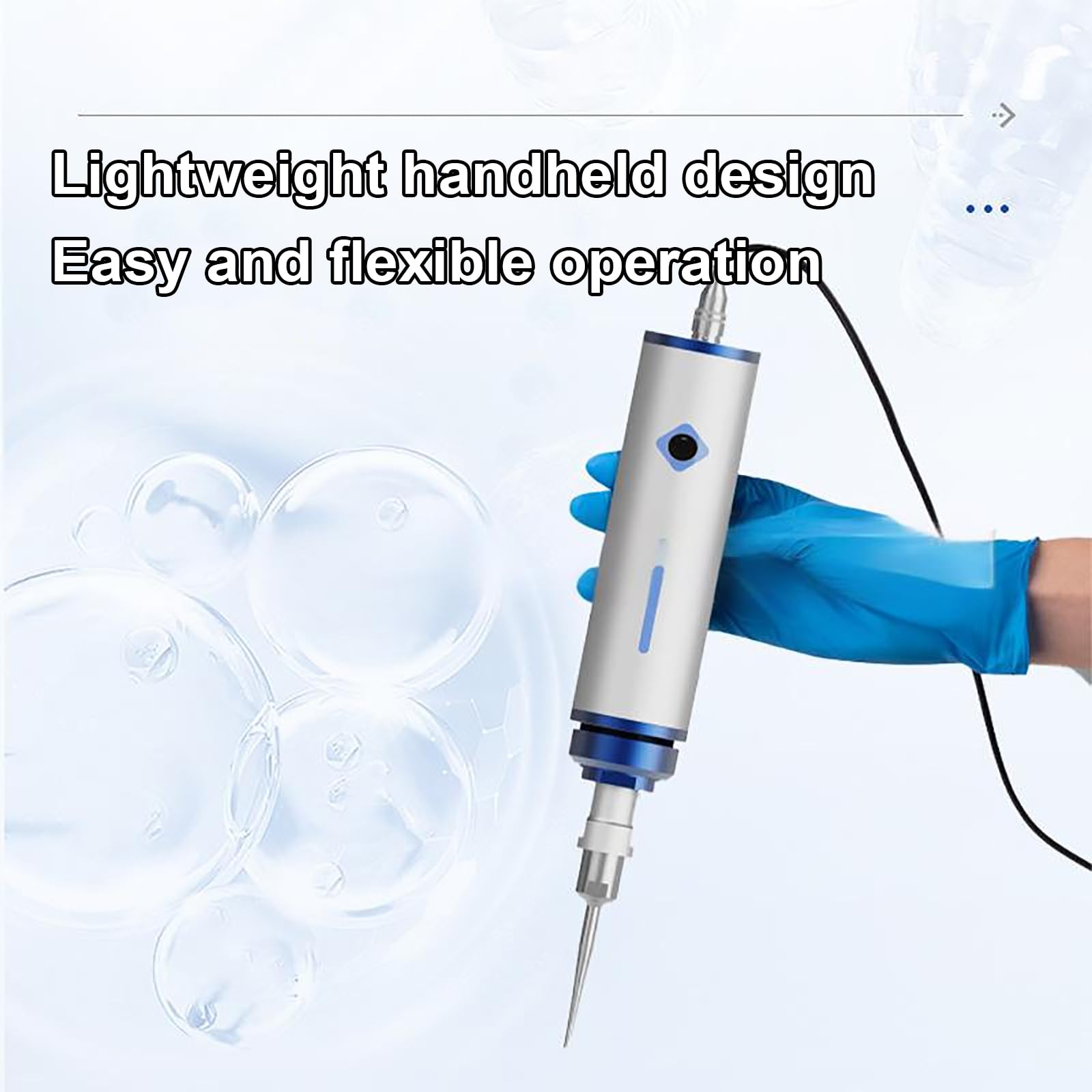 Homogeneizador de mano, 0,1 ~ 300 ml, frecuencia ajustable de 25 ~ 35 KHz, trituración rápida para emulsionar y dispersión