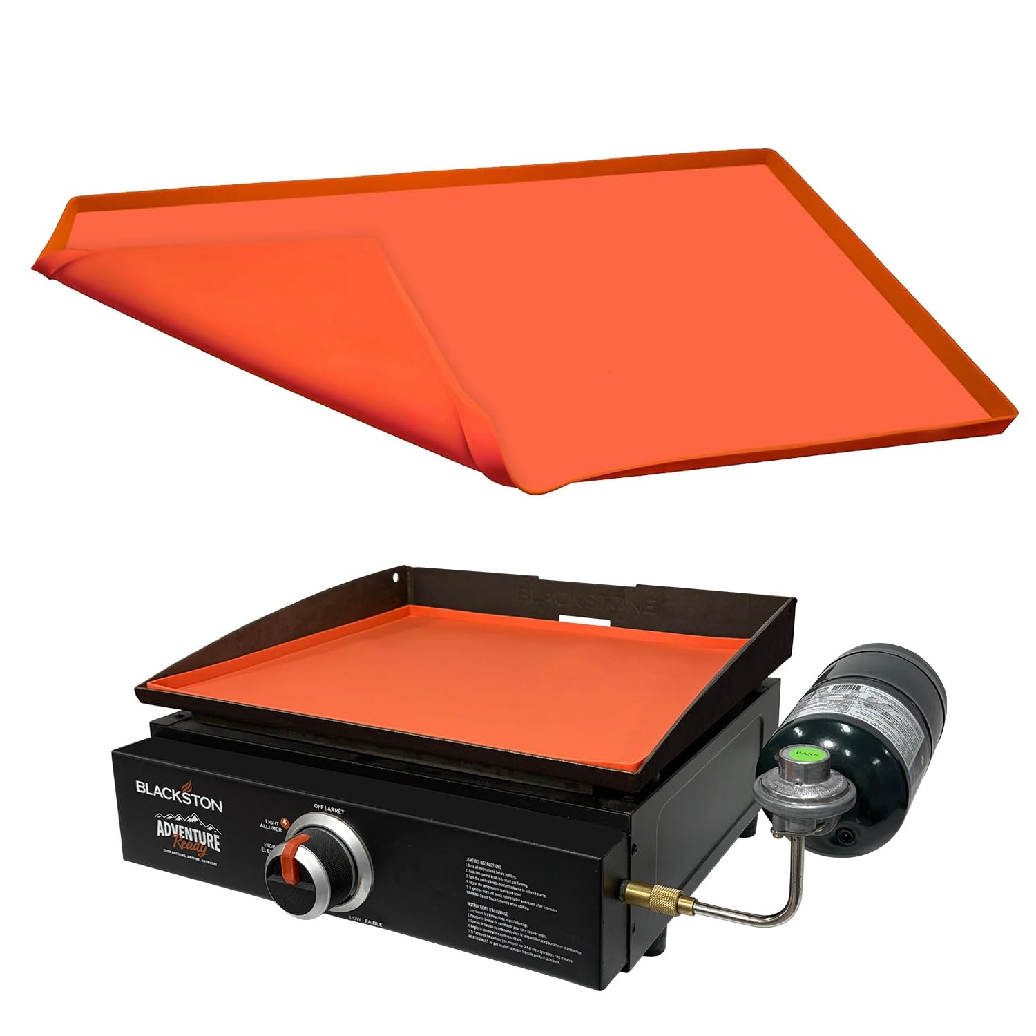 Blackstone Grill Mat 17 inch,Silicone Protective Cover for Blackstone Griddle, Silicone Grill Rubber Mat, Protect Griddle from Rodents, Insects,