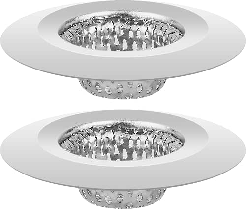 ChefBee Bathroom Sink Drain Strainer - 2PCS 1.22” Stainless Steel