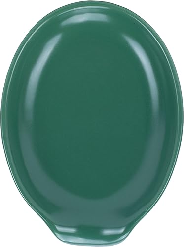 Nat & Jules - Soporte para cuchara ovalado de cerámica de 6 x 4 pulgadas, versátil e ideal para el uso diario desde tu estufa, encimera de cocina y