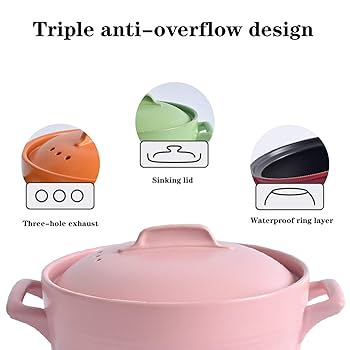 Amazon.co.jp: 土鍋、和石炊飯器、鍋、蒸し煮​​用耐熱棒鍋