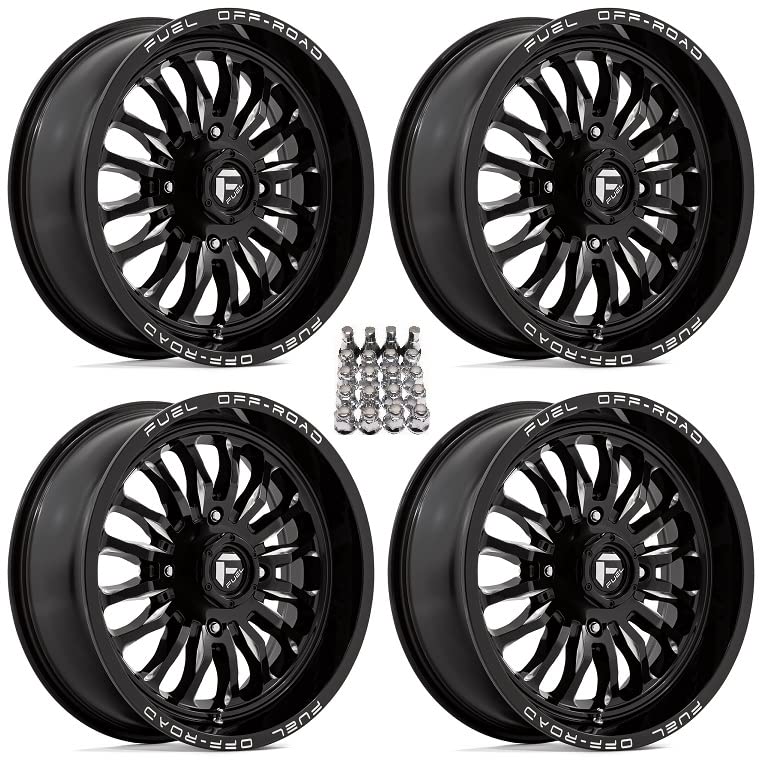 Fuel ARC 18" UTV Wheels Black Can-Am Commander Maverick Renegade Outlander Defender