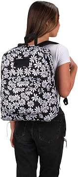 JanSport Superbreak Plus Backpack - Work, Travel, or Laptop Bookbag with Water Bottle Pocket, Punk Pansies Black, One Size, Superbreak Backpack - Durable, Lightweight Premium Backpack