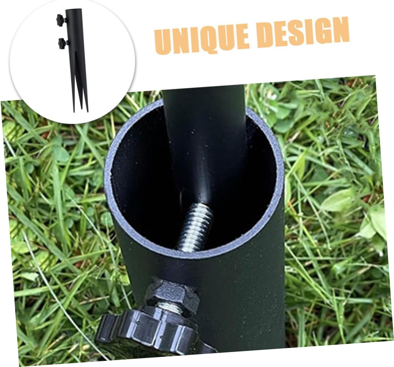 Toyvian 4Pcs Metal Ground Stakes for Outdoor Garden Lights Durable Lawn Light Stakes Sturdy Landscape Lighting Support for Christmas and Solar Pathway Lights