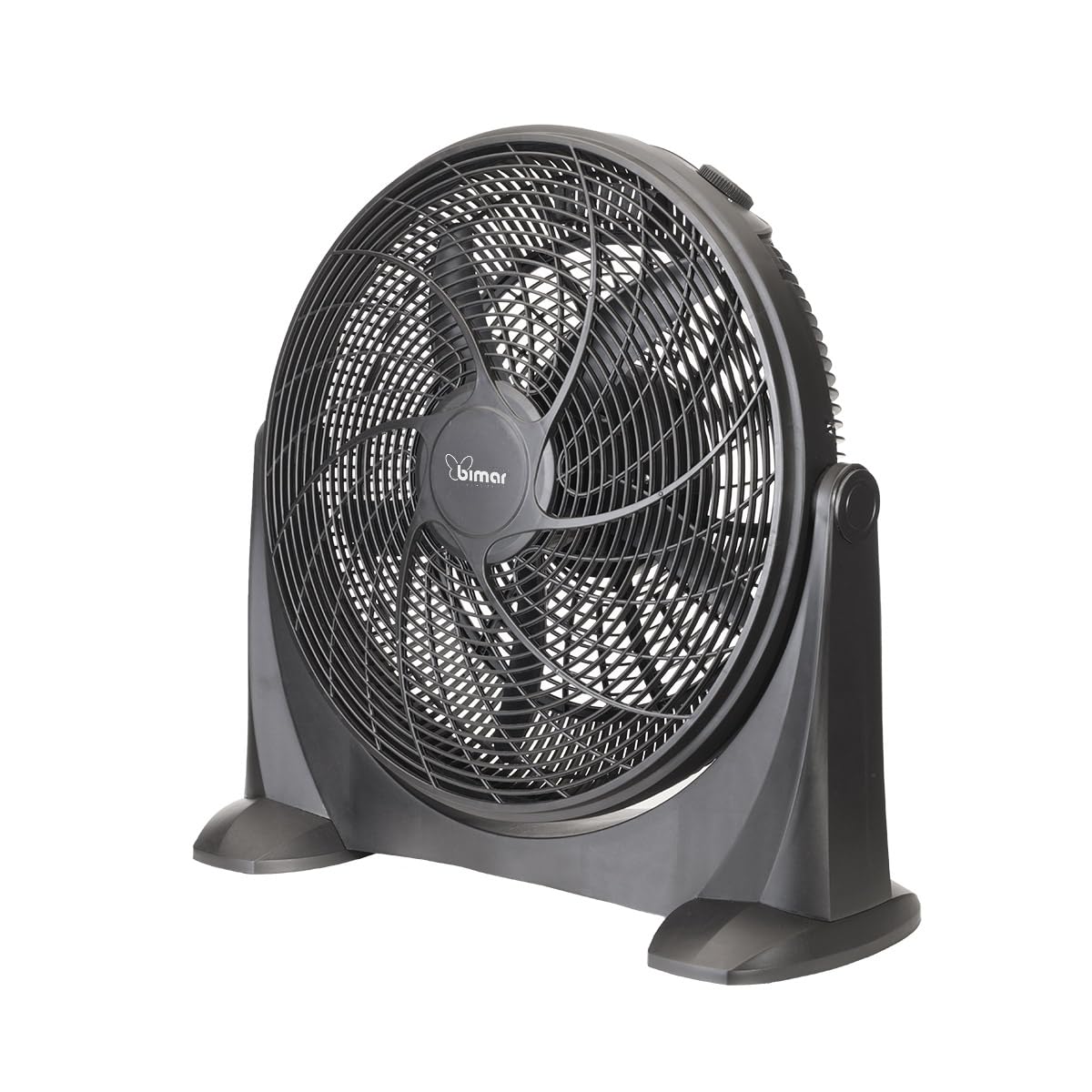 bimar VB50 Ventilatore da Pavimento 50cm Air Circulator con Regolazione Intensità e Direzione Aria. Ventilatore da Terra 3 Velocità, Inclinazione Regolabile, Elica Ø 45 cm con 5 Pale - 100W