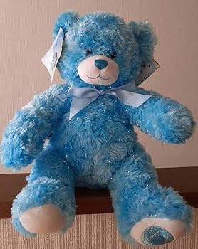 Amazon.co.jp: ビルドアベア テディベア ぬいぐるみ 水色 : おもちゃ
