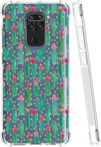 Miniatura 2 de Funda transparente delgada diseñada para Redmi Note 9Redmi 10X 4G M2003J15SC, funda protectora de goma TPU suave y flexible de absorción de golpes